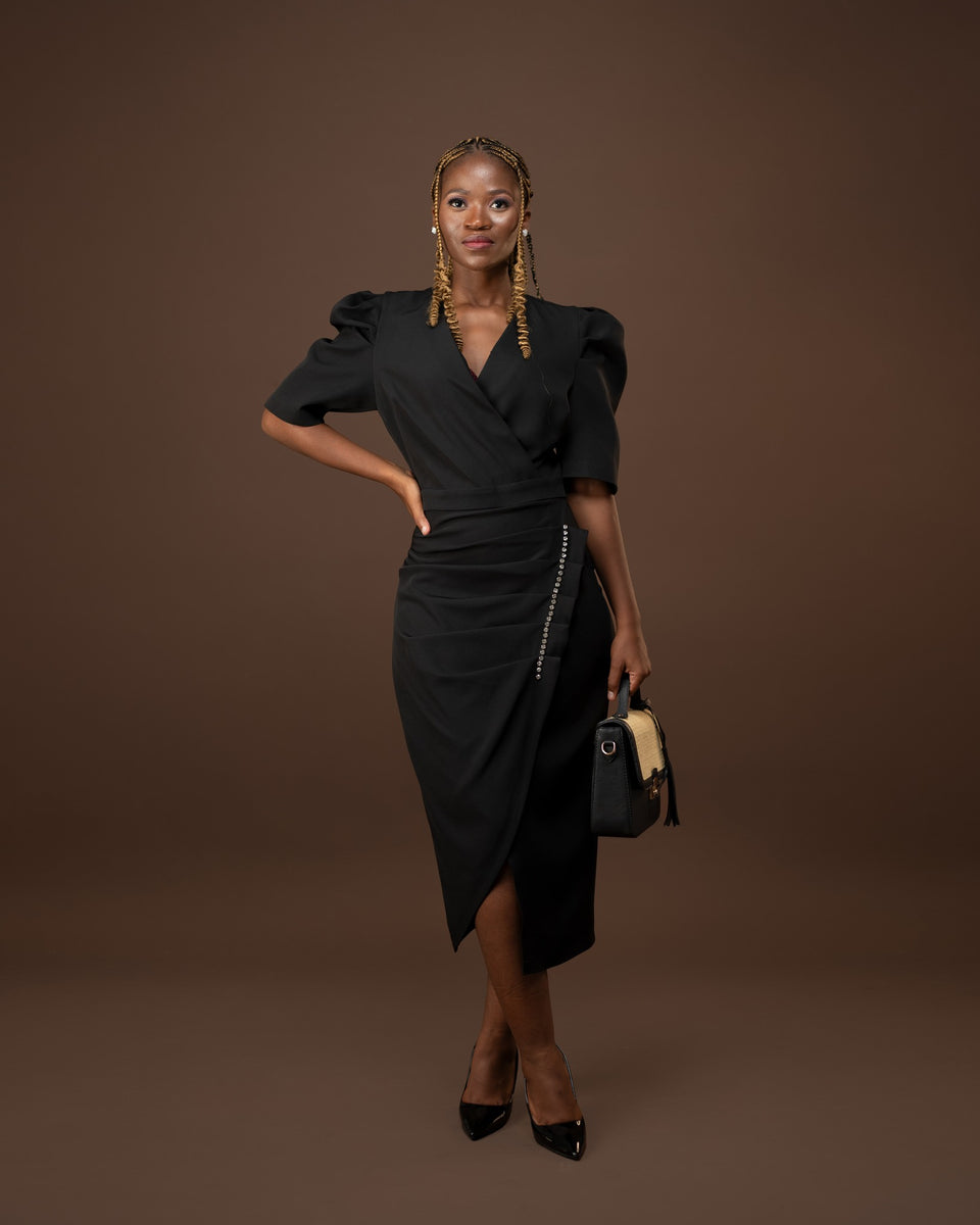 Black Stylish Dress – House of Gentlemen BW