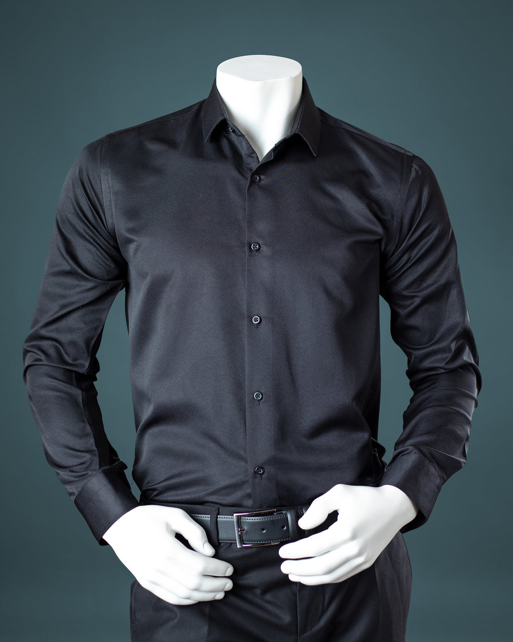 Black Slim Fit Shirt