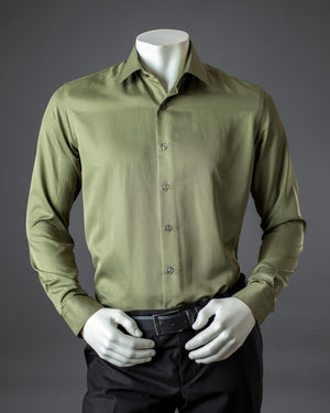 Green Slim Fit Shirt