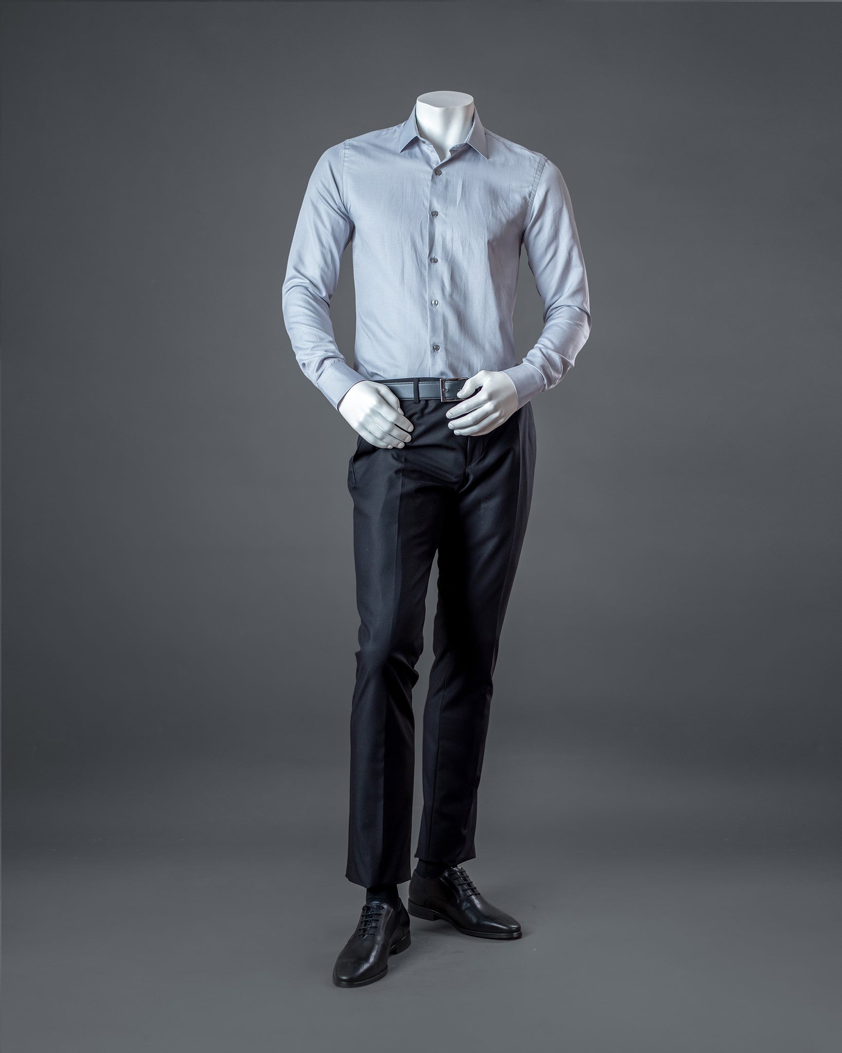 Grey Slim Fit Shirt