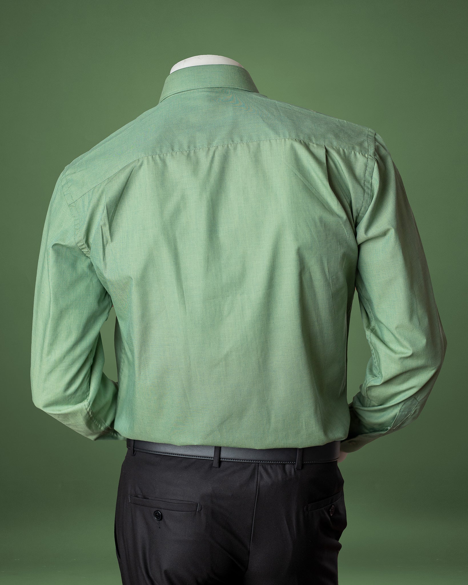 Green Regular Fit Shirt