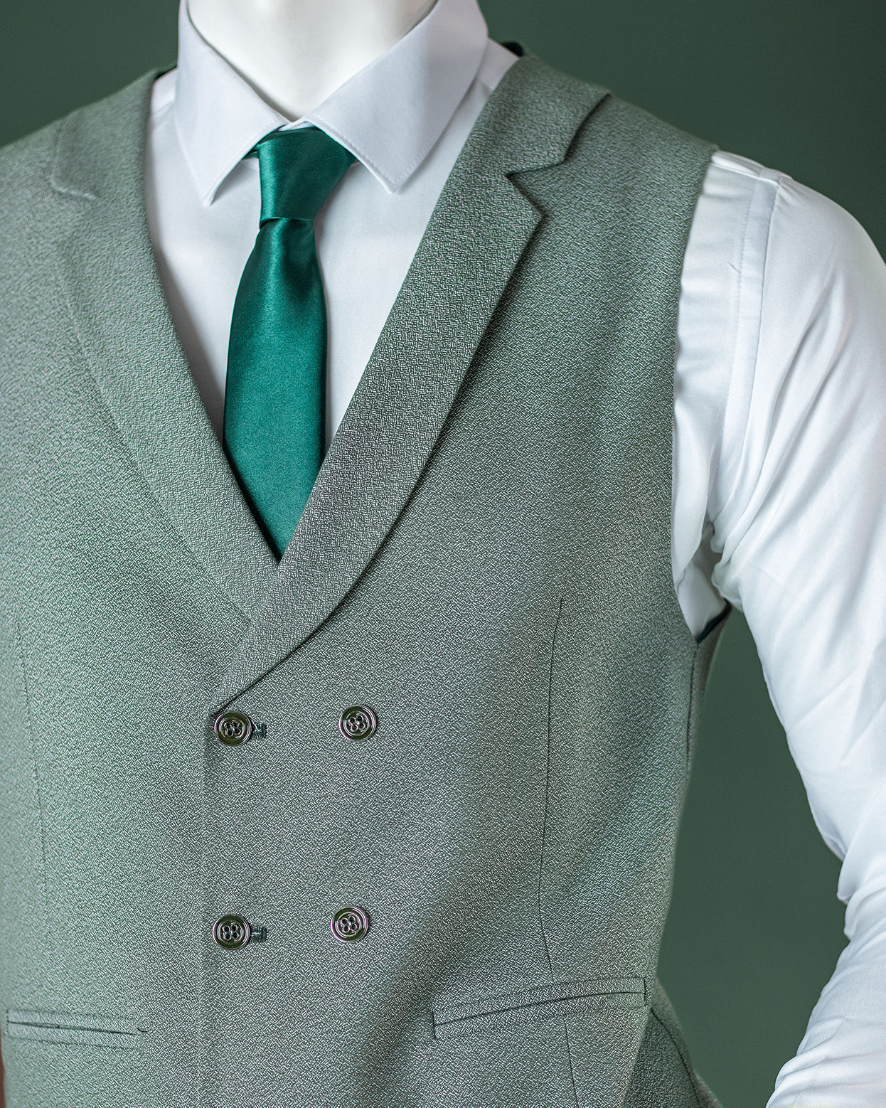 3-Piece Green Checkered SuperSuit