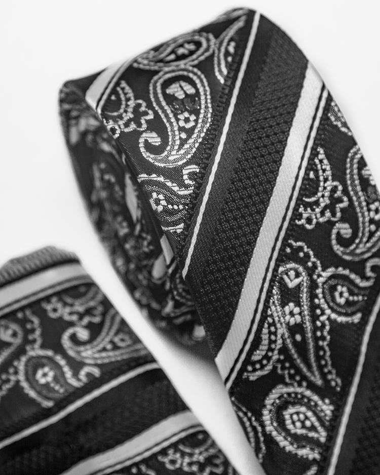Black and White Stylish Ties