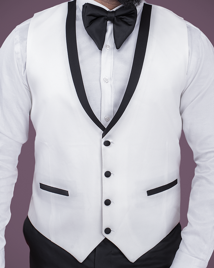 Black and White 3-Piece Tuxedo