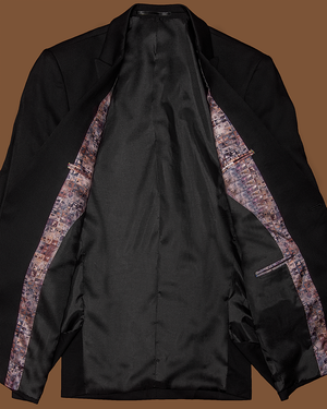 3-Piece Black Slim Fit Suit
