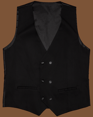 3-Piece Black Slim Fit Suit