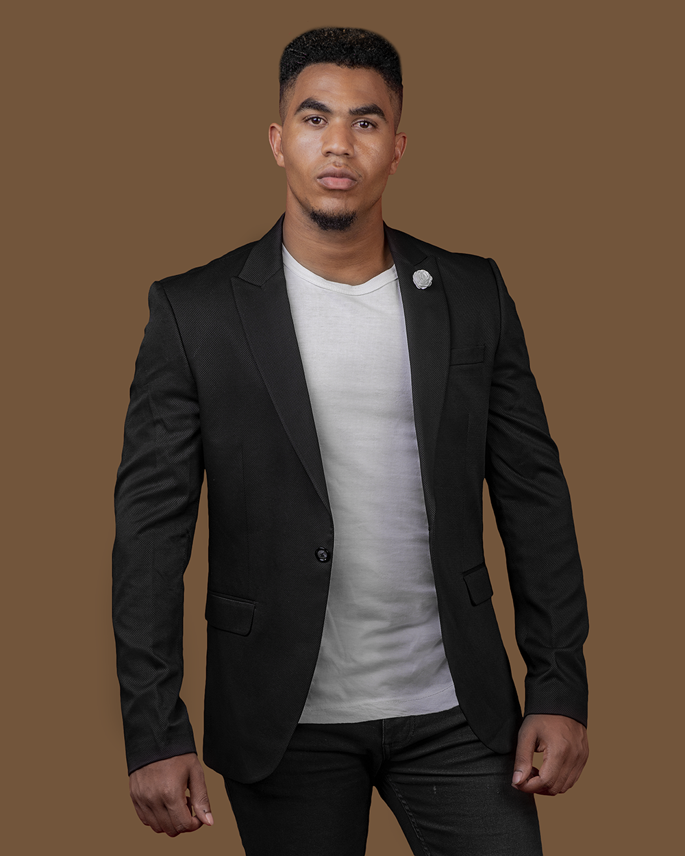 3-Piece Black Slim Fit Suit