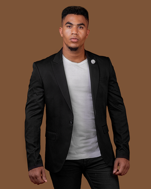 3-Piece Black Slim Fit Suit