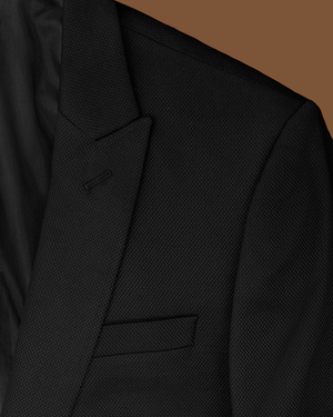 3-Piece Black Slim Fit Suit