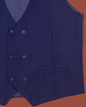 3-Piece Blue Slim Fit Suit