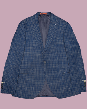 Blue Slim Fit Blazer