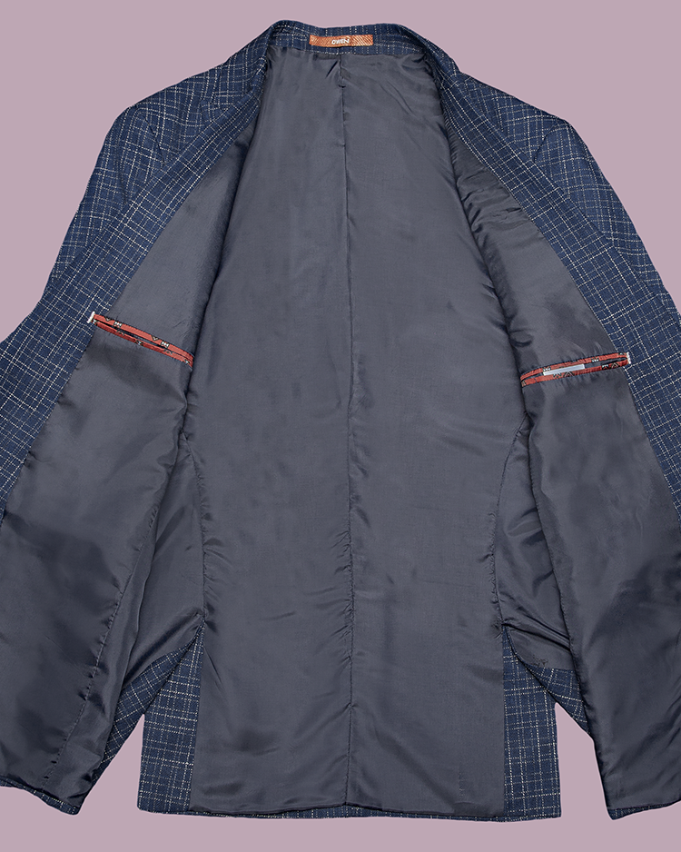 Blue Slim Fit Blazer