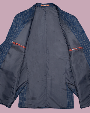 Blue Slim Fit Blazer