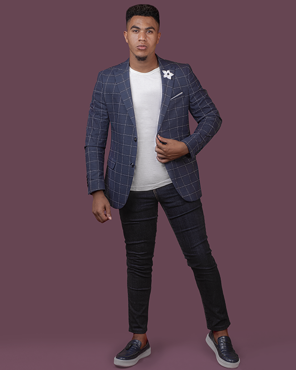 Navy Blue Blazer Combination With Jeans T Shirt Royal Blue Blazer