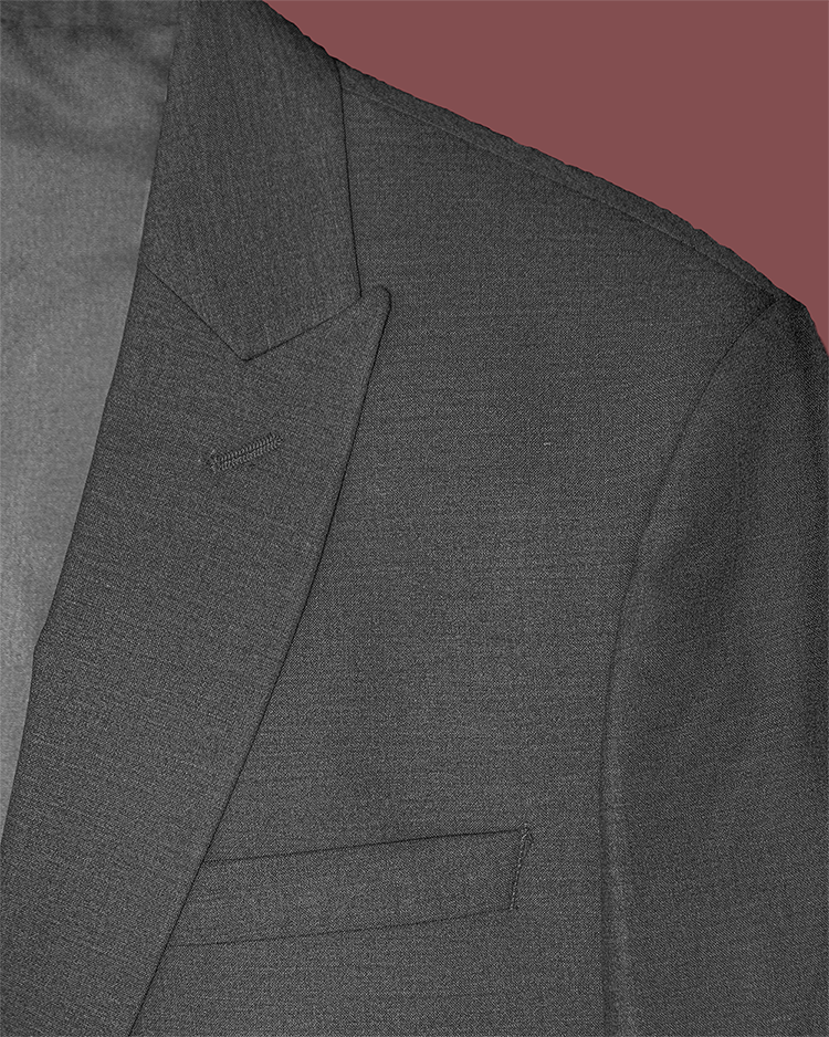 2 Piece Grey  Slim Fit Suit