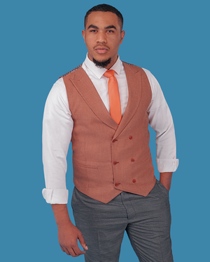 3-Piece Grey Checkered Super-Suit