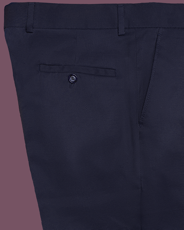3-Piece Navy Blue  Slim Fit Suit