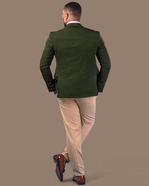 Green Slim Fit Blazer