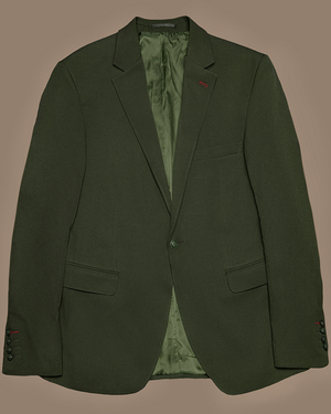 Green Slim Fit Blazer