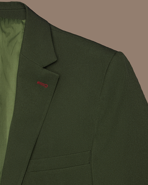 Green Slim Fit Blazer