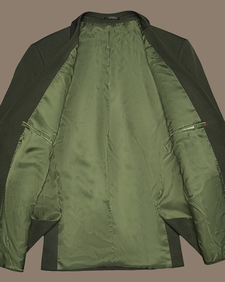 Green Slim Fit Blazer