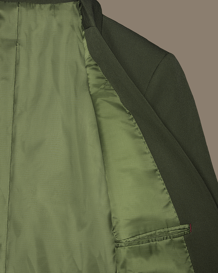 Green Slim Fit Blazer