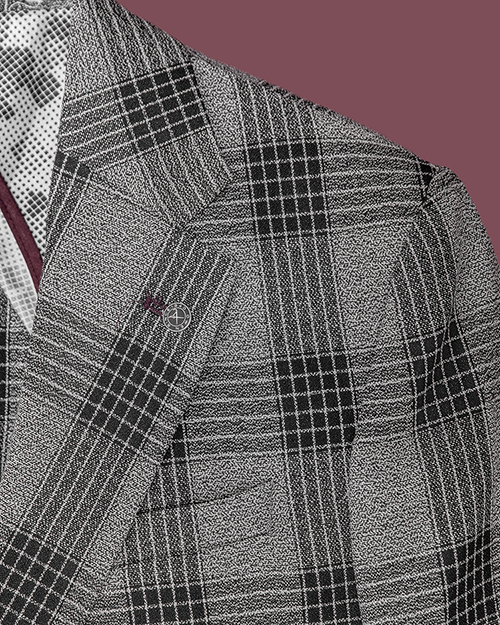 Checkered Grey Blazer