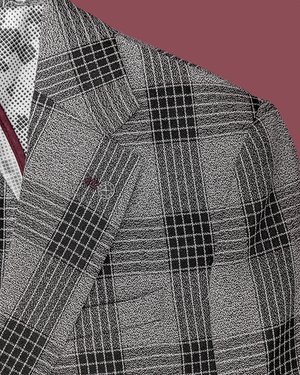 Checkered Grey Blazer