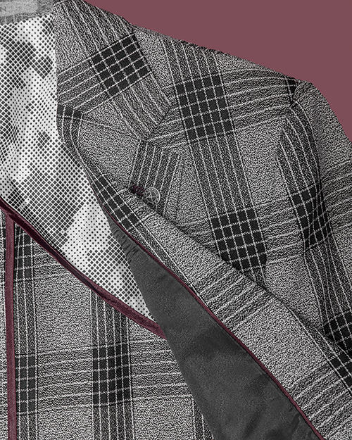 Checkered Grey Blazer