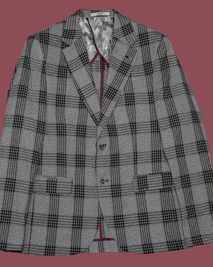 Checkered Grey Blazer