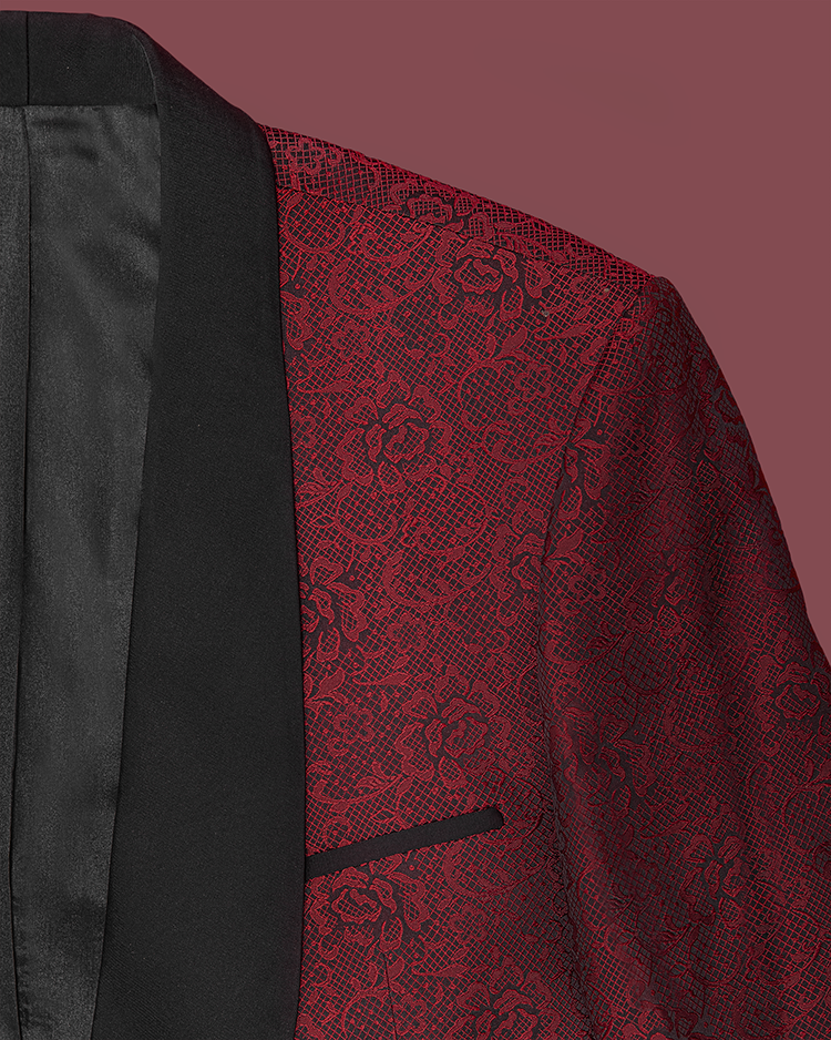 Maroon Tuxedo